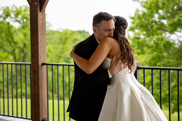 First look wedding photos