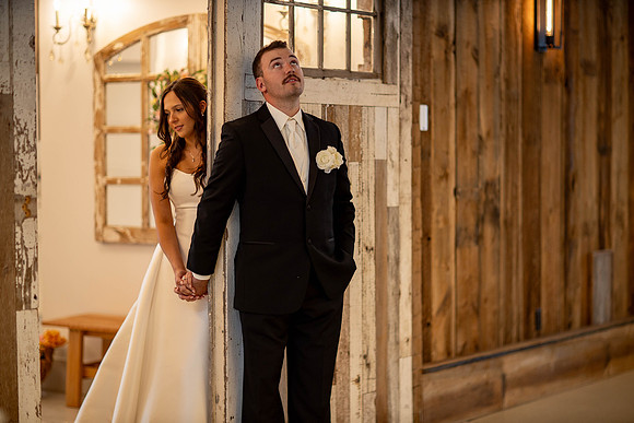 First look wedding photos